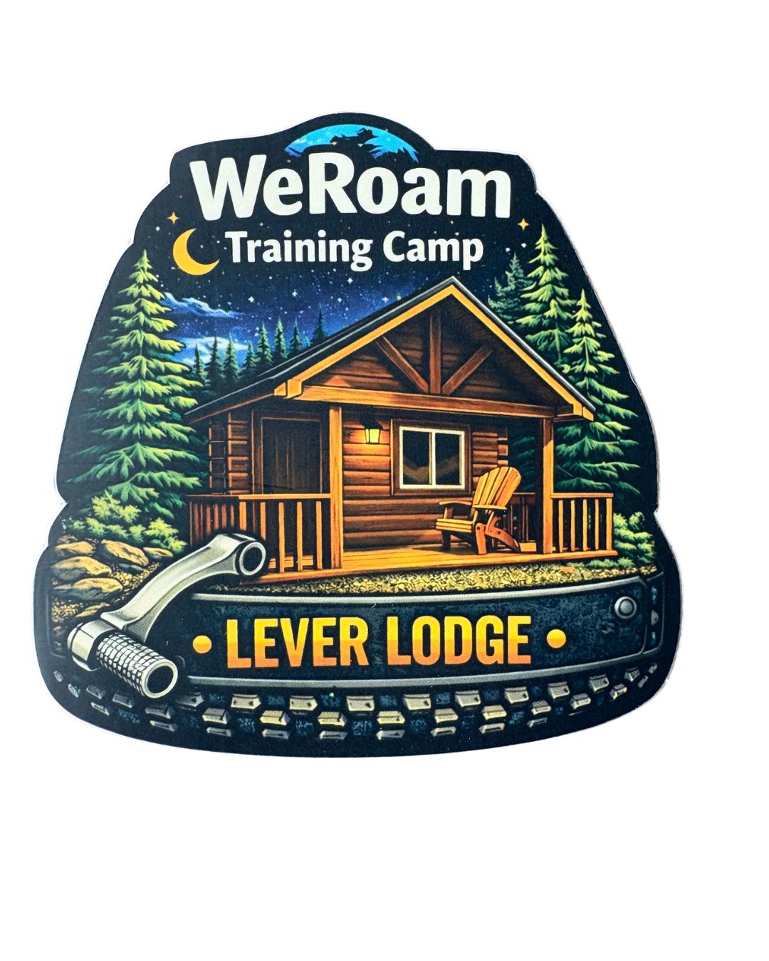WeRoam Lever Lodge Sticker – Image 1