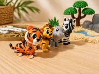 Safari Animal Flexi Desk Set – Image 2