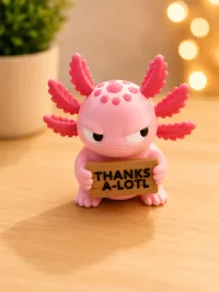 Thanks Alotl Axlotl Figurine – Image 1