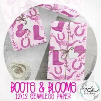 Boots & Blooms Seamless Paper – Image 5