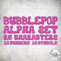 Bubblepop Hand drawn LAYERED Alpha Bundle – Image 1