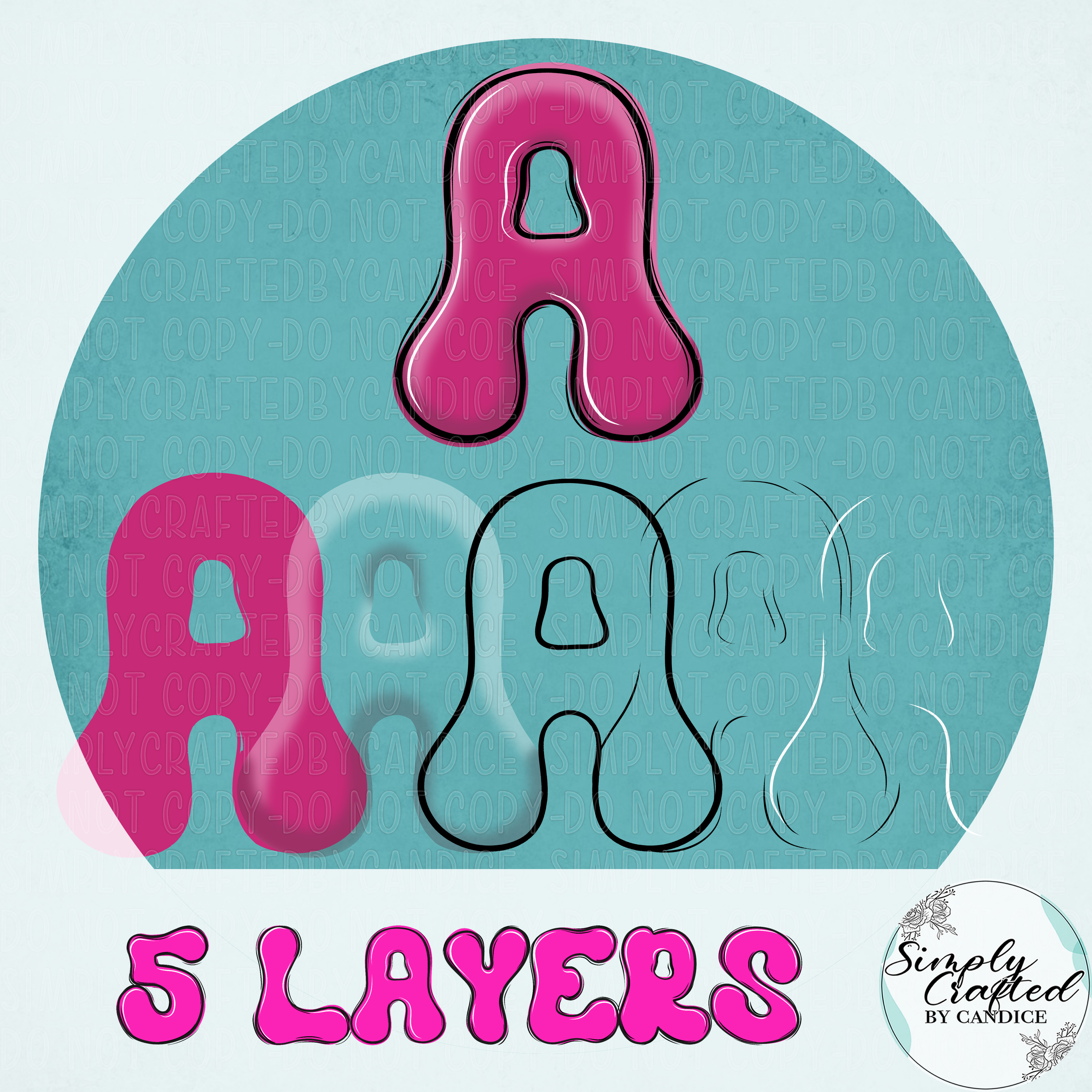 Bubblepop Hand drawn LAYERED Alpha Bundle – Image 4