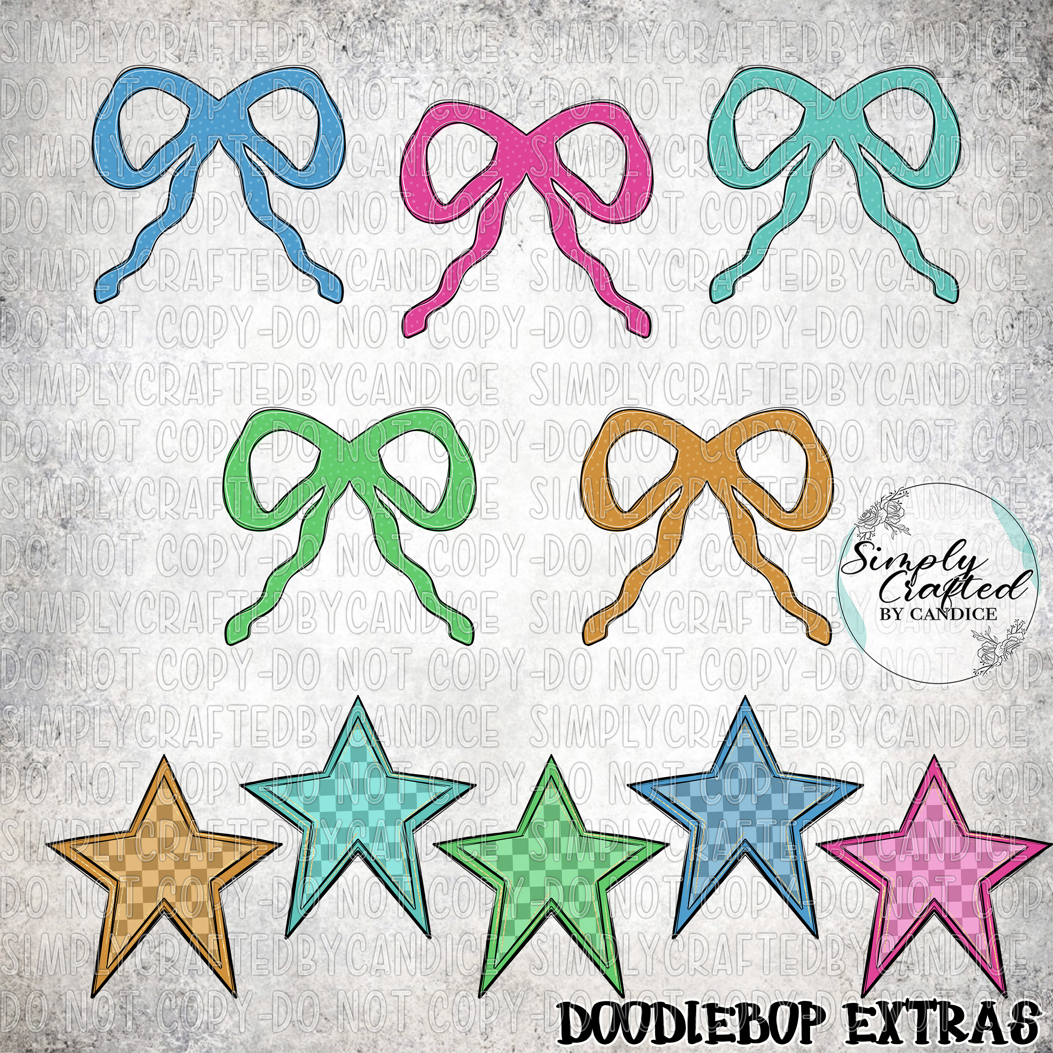 DoodleBop Hand drawn LAYERED Alpha Bundle – Image 3