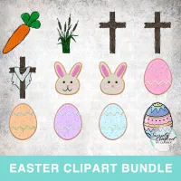 Easter 2024 Clipart Bundle – Image 1