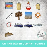 On the Water Clipart Bundle – Image 1