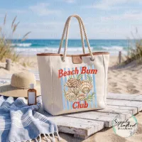 Beach Bum Club Preppy T-shirt Design PNG – Image 3
