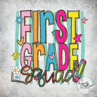 School Squad Retro T-shirt Design PNG – Image 10