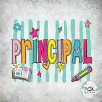 School Teacher/Staff Retro T-shirt Design PNG – Image 5