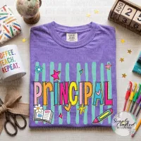 School Teacher/Staff Retro T-shirt Design PNG – Image 6