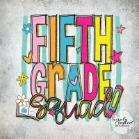 School Squad Retro T-shirt Design PNG – Image 25