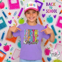 School Squad Retro T-shirt Design PNG – Image 26