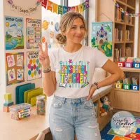 School Teacher/Staff Retro T-shirt Design PNG – Image 47