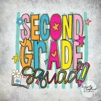 School Squad Retro T-shirt Design PNG – Image 14