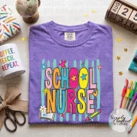 School Teacher/Staff Retro T-shirt Design PNG – Image 14