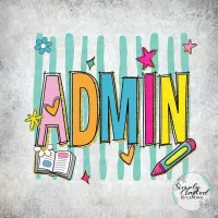 School Teacher/Staff Retro T-shirt Design PNG – Image 3