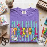 Elementary pk-5 Retro T-shirt Design PNG – Image 3