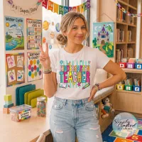 School Teacher/Staff Retro T-shirt Design PNG – Image 49