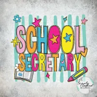 School Teacher/Staff Retro T-shirt Design PNG – Image 11