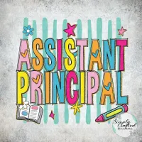 School Teacher/Staff Retro T-shirt Design PNG – Image 7