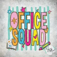 School Squad Retro T-shirt Design PNG – Image 37