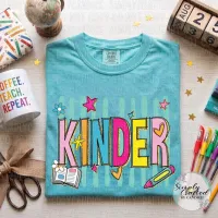 Elementary pk-5 Retro T-shirt Design PNG – Image 7