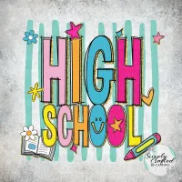 School Teacher/Staff Retro T-shirt Design PNG – Image 19