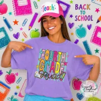 School Squad Retro T-shirt Design PNG – Image 23