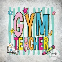 School Teacher/Staff Retro T-shirt Design PNG – Image 23