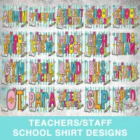 Retro School T-shirt Design Bundle – Image 1