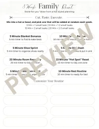 8 Week Family Reset Challenge – Image 3