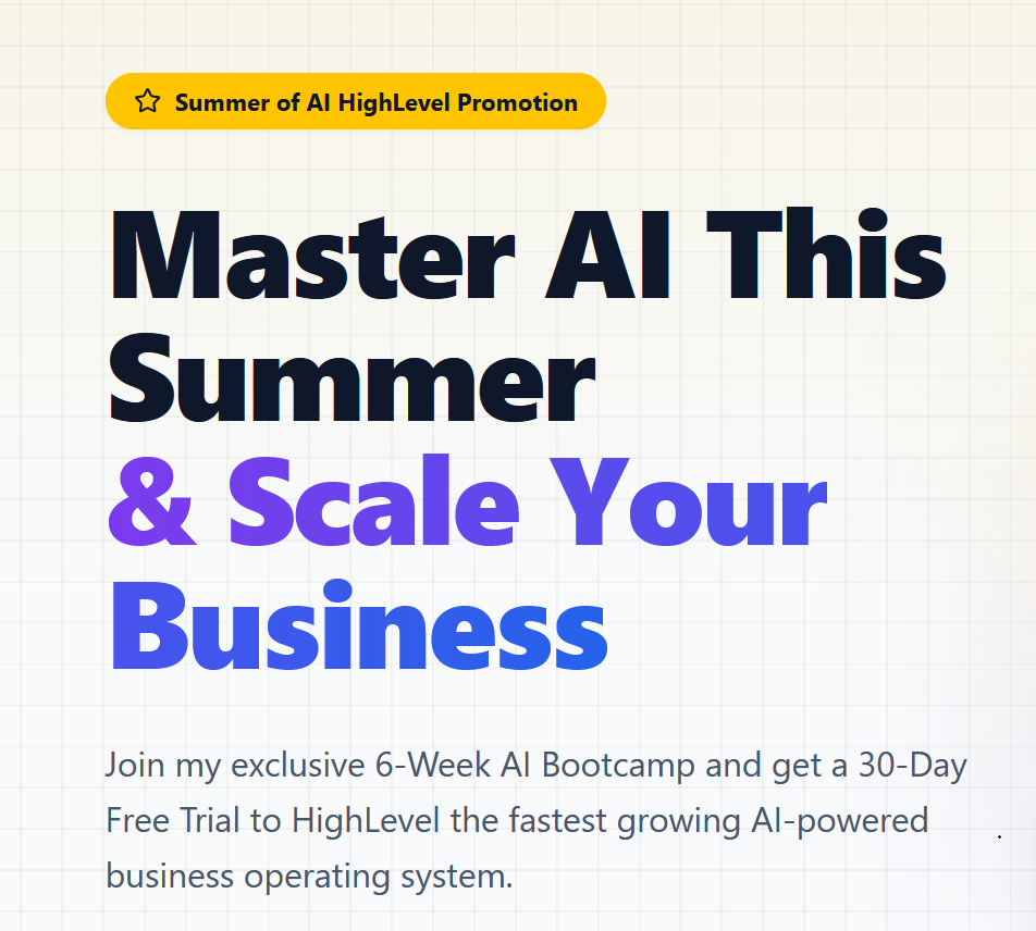 6 Week AI Bootcamp – Image 1