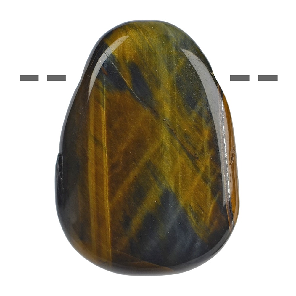 Trommelstein-Schmuck & Hilfe für jedes der 12 Sternzeichen – Tigerauge (blau)/Falkenauge