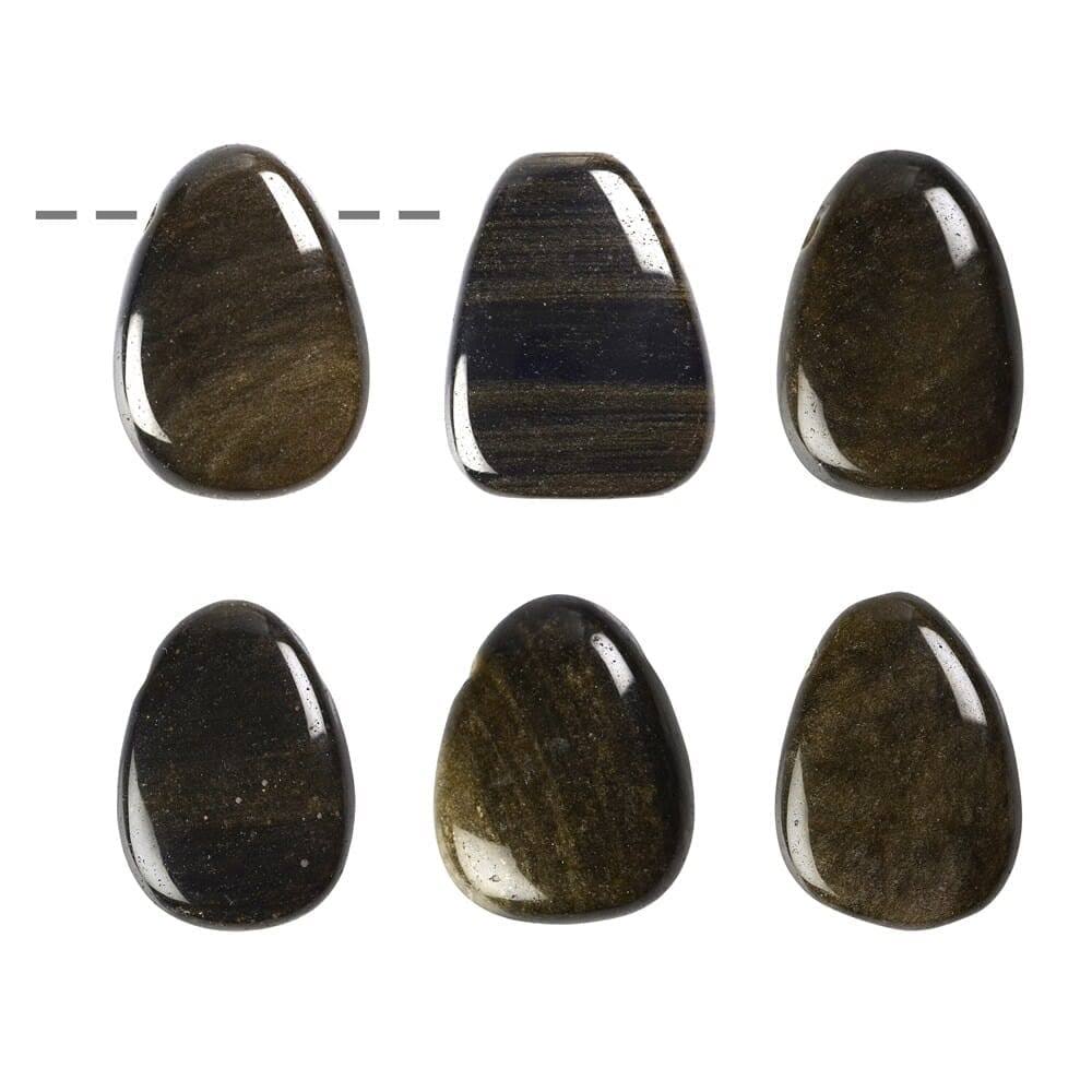 Trommelstein-Schmuck & Hilfe für jedes der 12 Sternzeichen – Obsidian (Goldglanzobsidian)