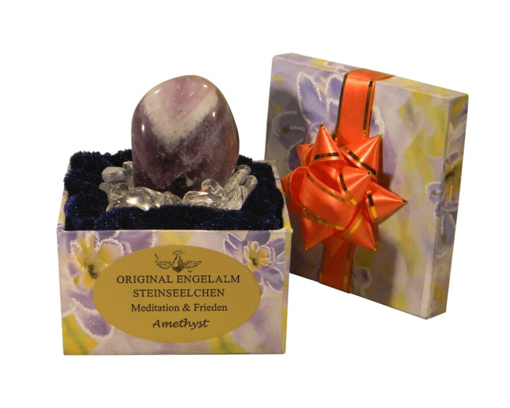 33 Steinseelchen - Seelenflüsterer – Amethyst – Meditation & Innerer Frieden