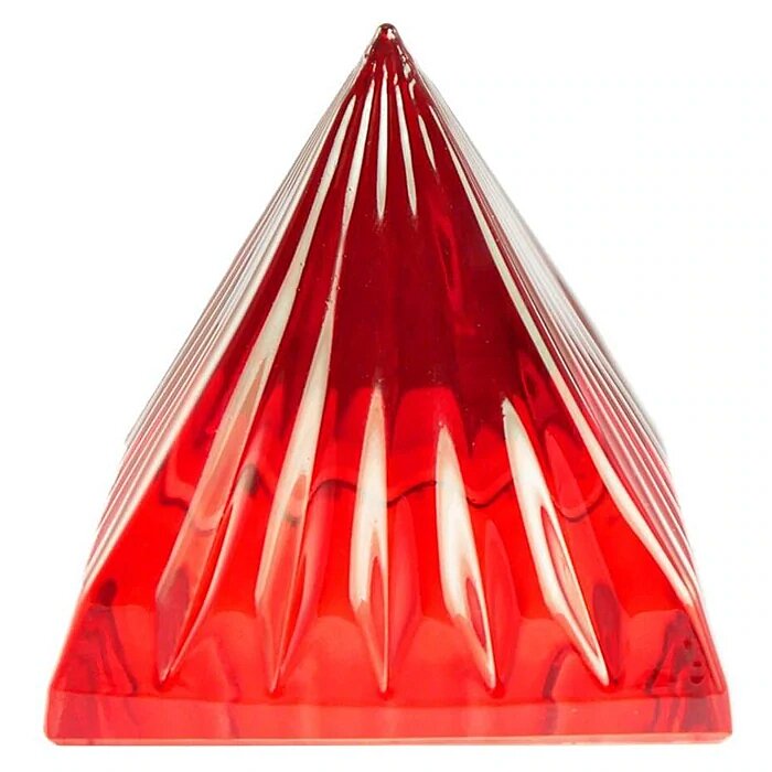 Kristall Pyramide Rot – Lichtfrequenz »Uriel« 400 g – Image 1