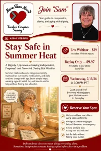 July Staying Safe in Summer Heat  – Image 1