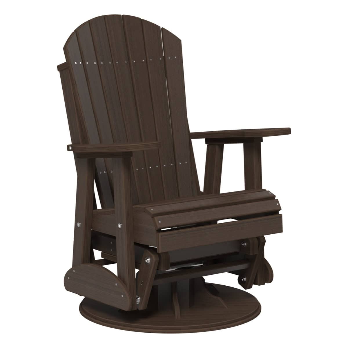 2′ Adirondack Swivel Glider – Brazilian Walnut
