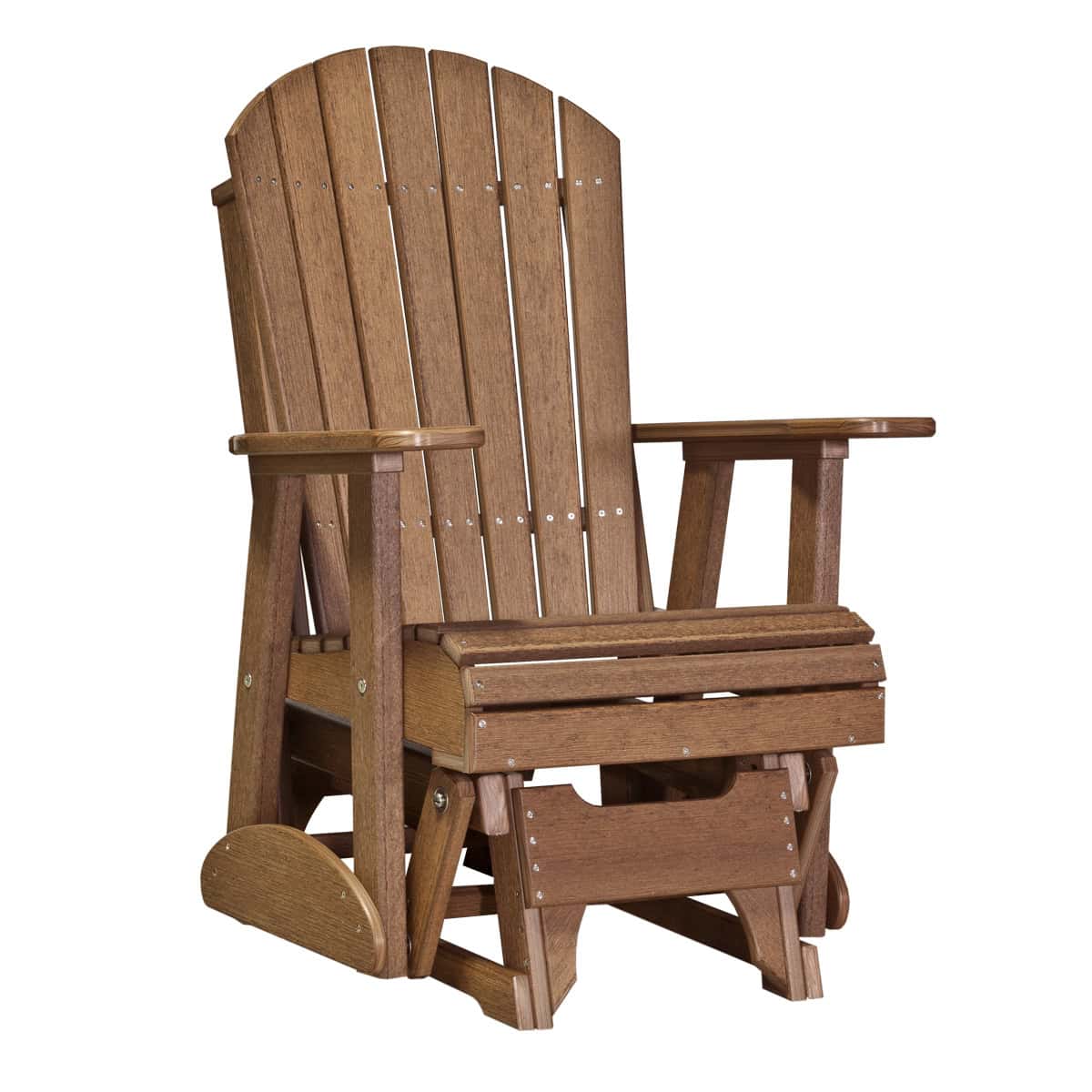 2' Adirondack Glider – Antique Mahogany