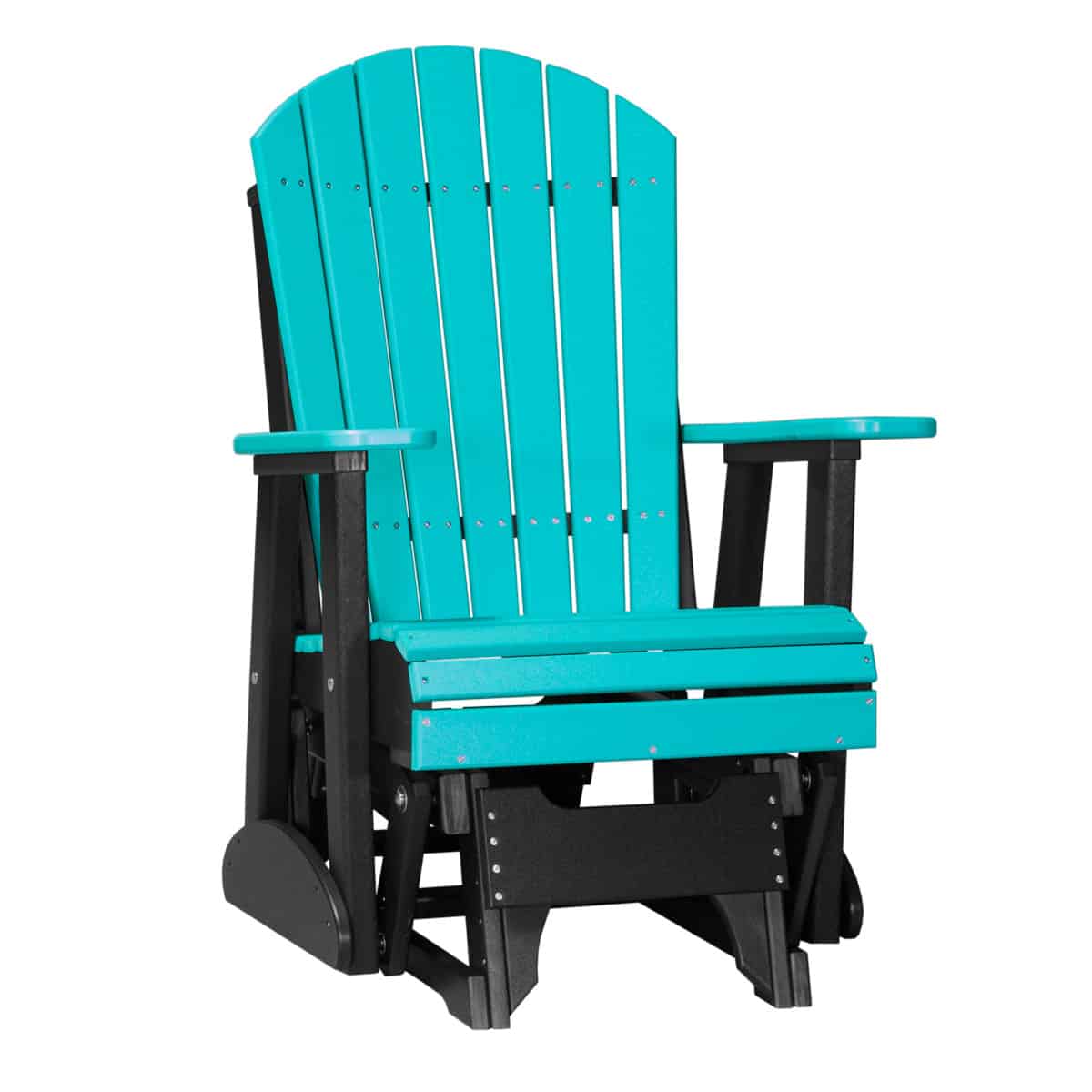 2' Adirondack Glider – Aruba Blue / Black