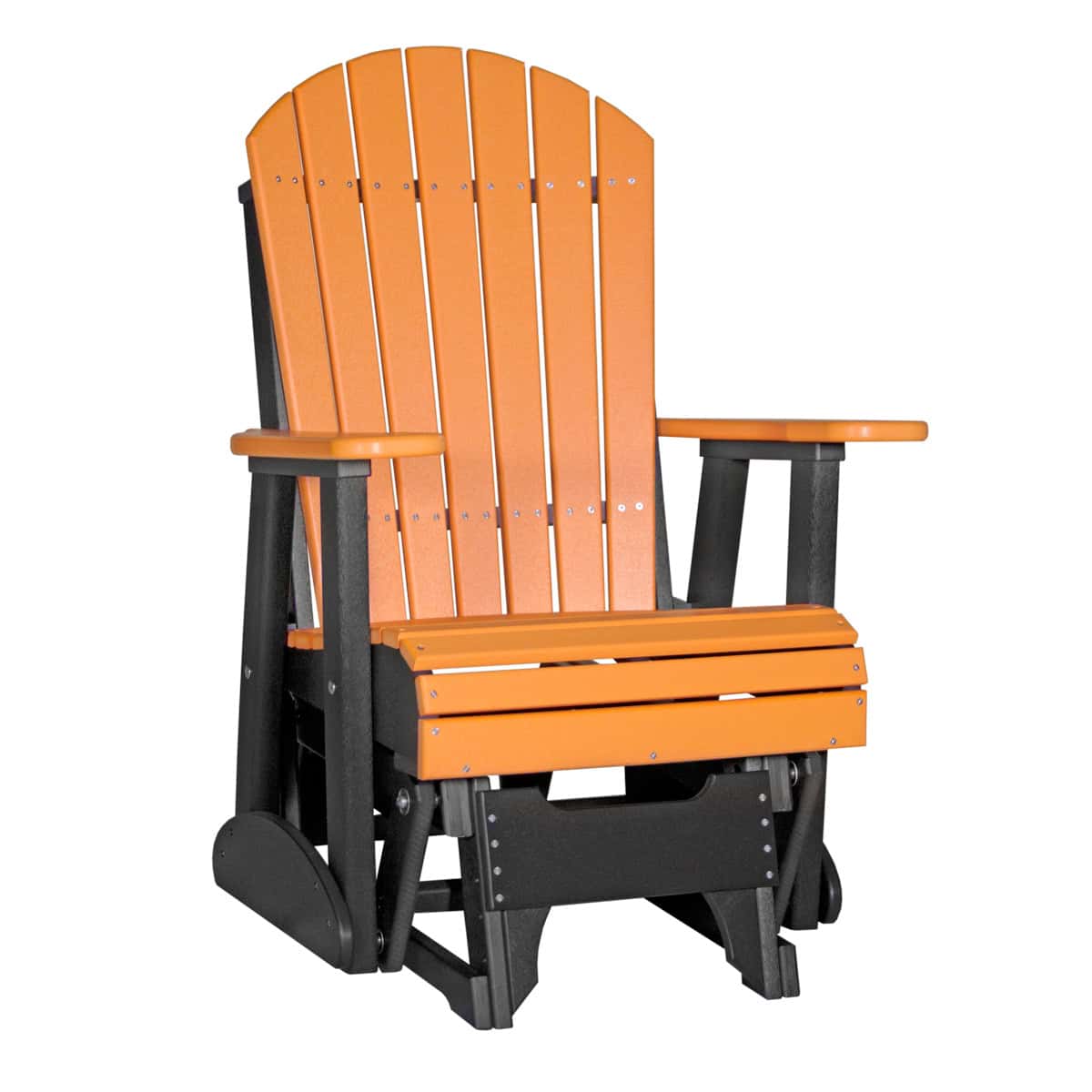2' Adirondack Glider – Tangerine / Black
