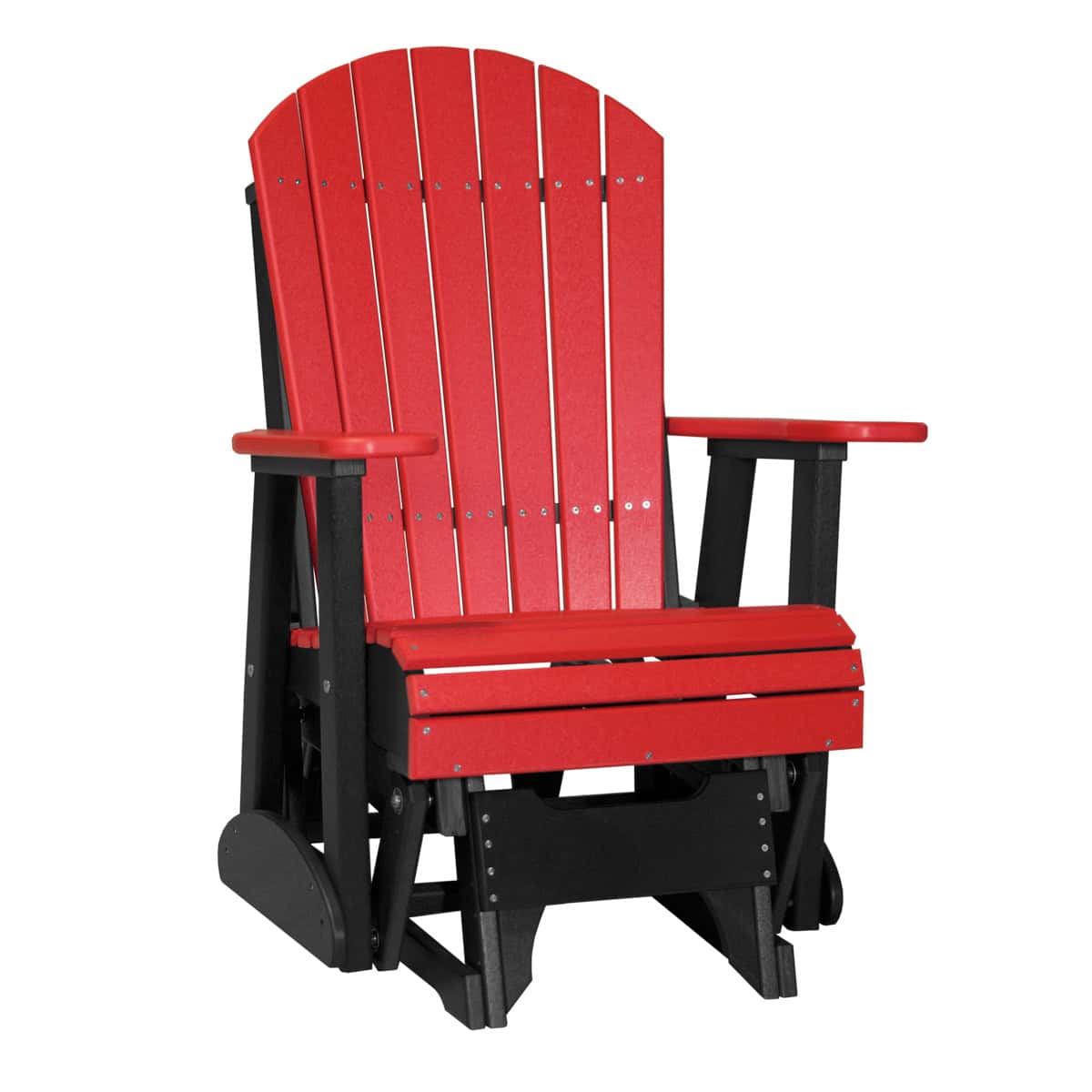 2' Adirondack Glider – Red / Black