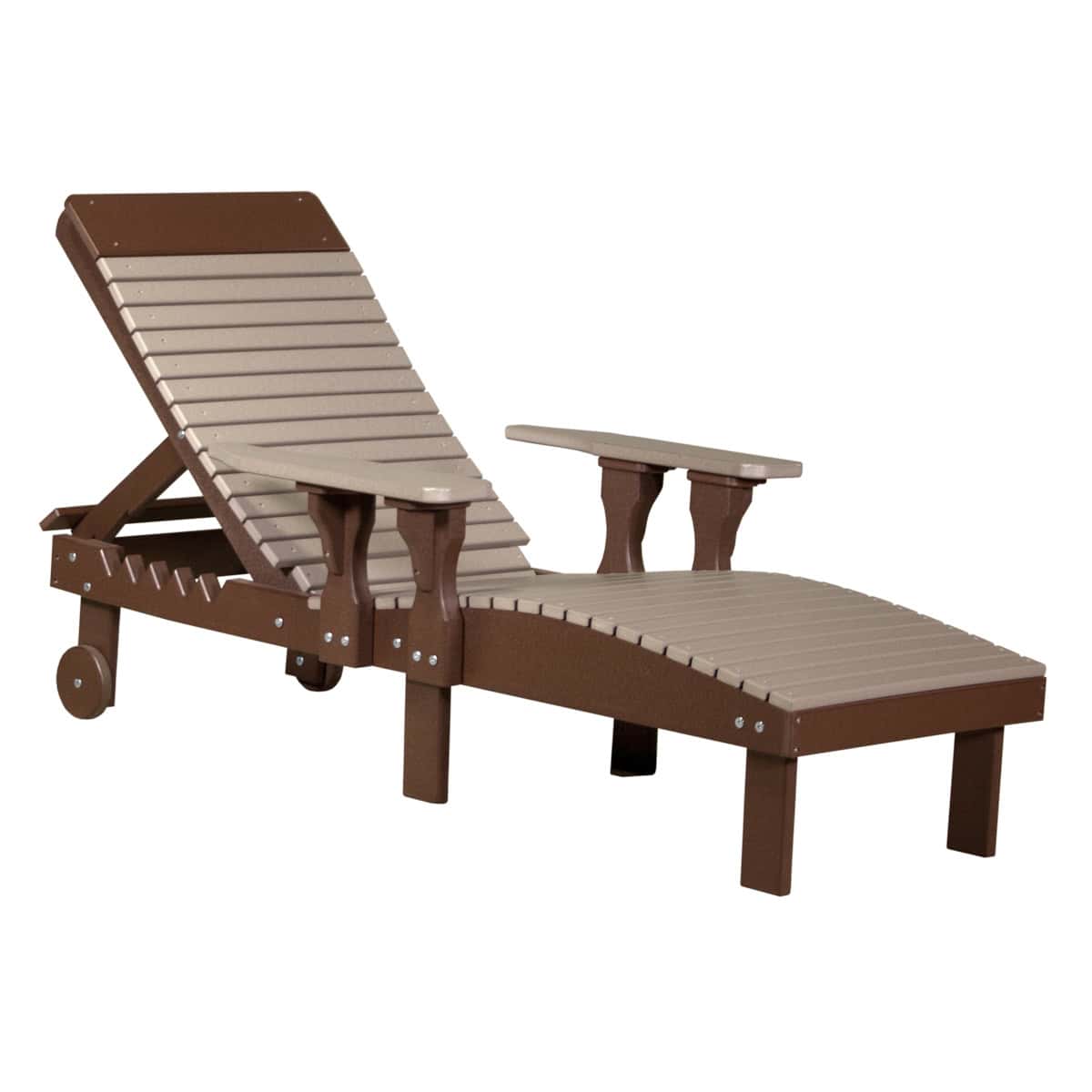 Lounge Chair – Weatherwood / Chestnut Brown