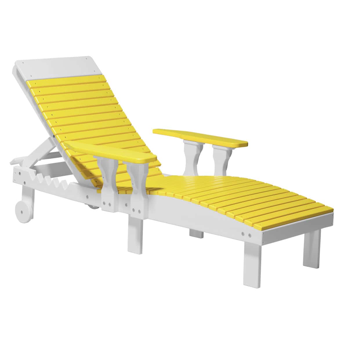 Lounge Chair – Yellow / White