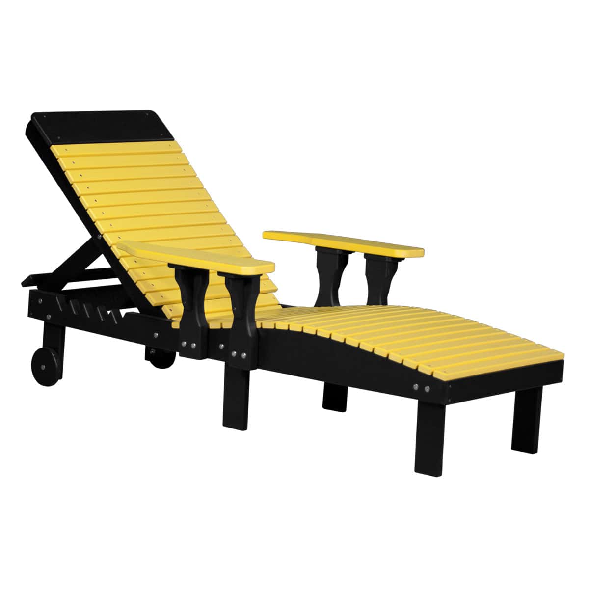 Lounge Chair – Yellow / Black