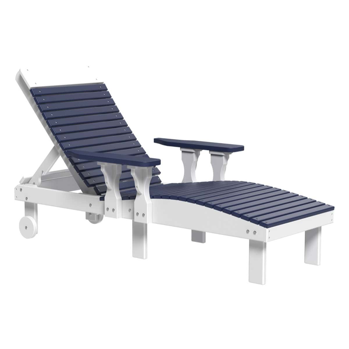 Lounge Chair – Patriot Blue / White