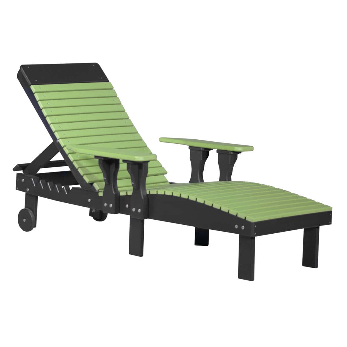 Lounge Chair – Lime Green / Black