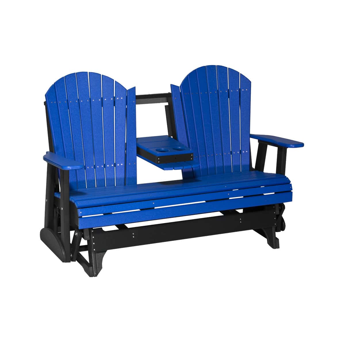 5′ Adirondack Glider – Blue / Black