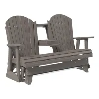 5′ Adirondack Glider – Coastal Gray
