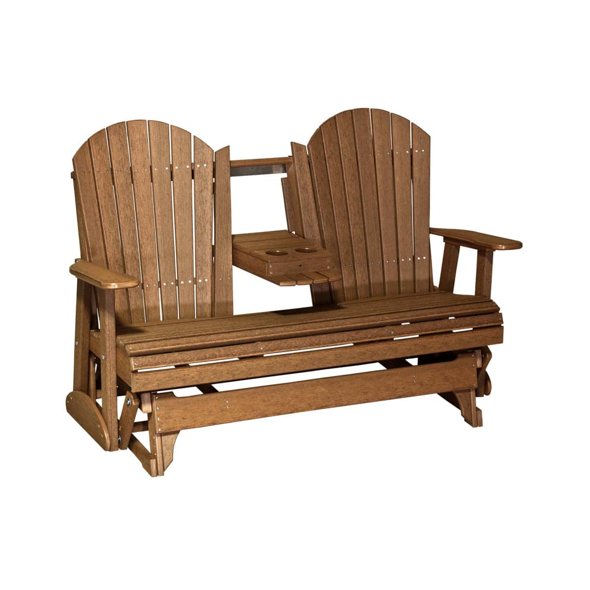 5′ Adirondack Glider – Antique Mahogany