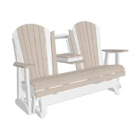 5′ Adirondack Glider – Birch / White